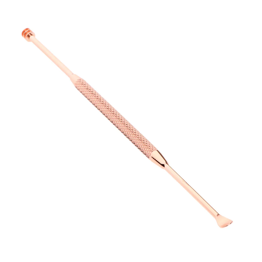 Stainless Steel Rose Gold Ear Pick Wax Remover Cleaner Care Tool