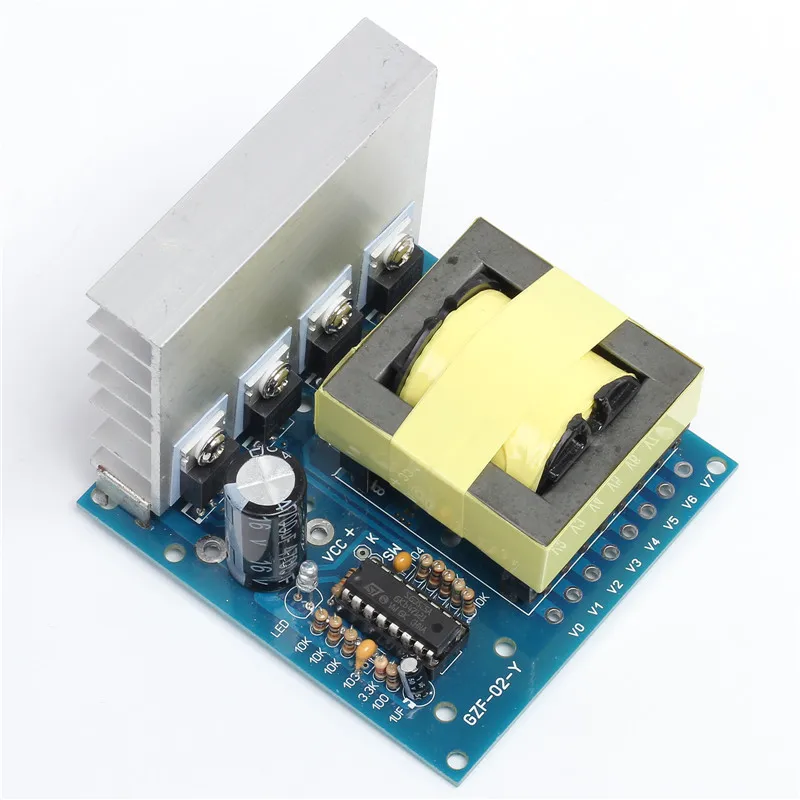 Dc-ac инвертор 12 В к 18v220v/380 500 Вт Boost Step Up Мощность модуль | Электронные компоненты и