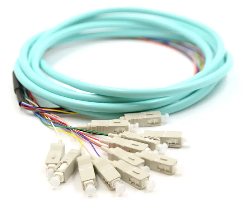 

1,5 метров 12 нитей 50/125 OM3 волоконно-оптические Косички SC/UPC Multimode