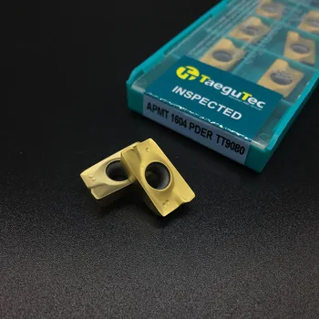 

10PCS APMT1604 PDER TT9080 Carbide insert Milling tools Face milling turning tools Lathe cutter Tool Tokarnyy turning insert