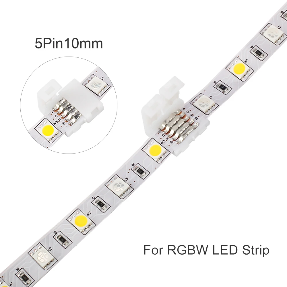 LED Strip Connector 3Pin 2Pin 4Pin 5Pin LED Strip Connectors For LED Strip Light 5pcs/lot