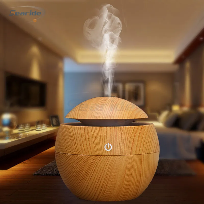 Mini USB Aroma Essential Oil Diffuser Ultrasonic Cool Mist Humidifier Difusor Air Purifier 7 Color Change