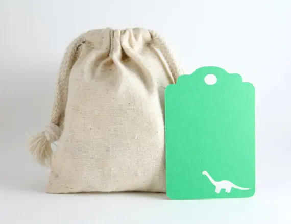 Green-Dinosaur-gift-Tags-Birthday-baby-shower-wedding-boys-Party-favor-lables-Brontosaurus-cards.jpg_640x640