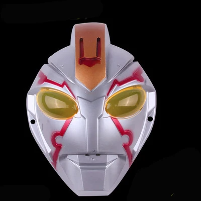 Косплэй Ultraman маска ребенок Обувь для мальчиков детский костюмированный Костюм Фестиваль партия - Цвет: Not Glowing