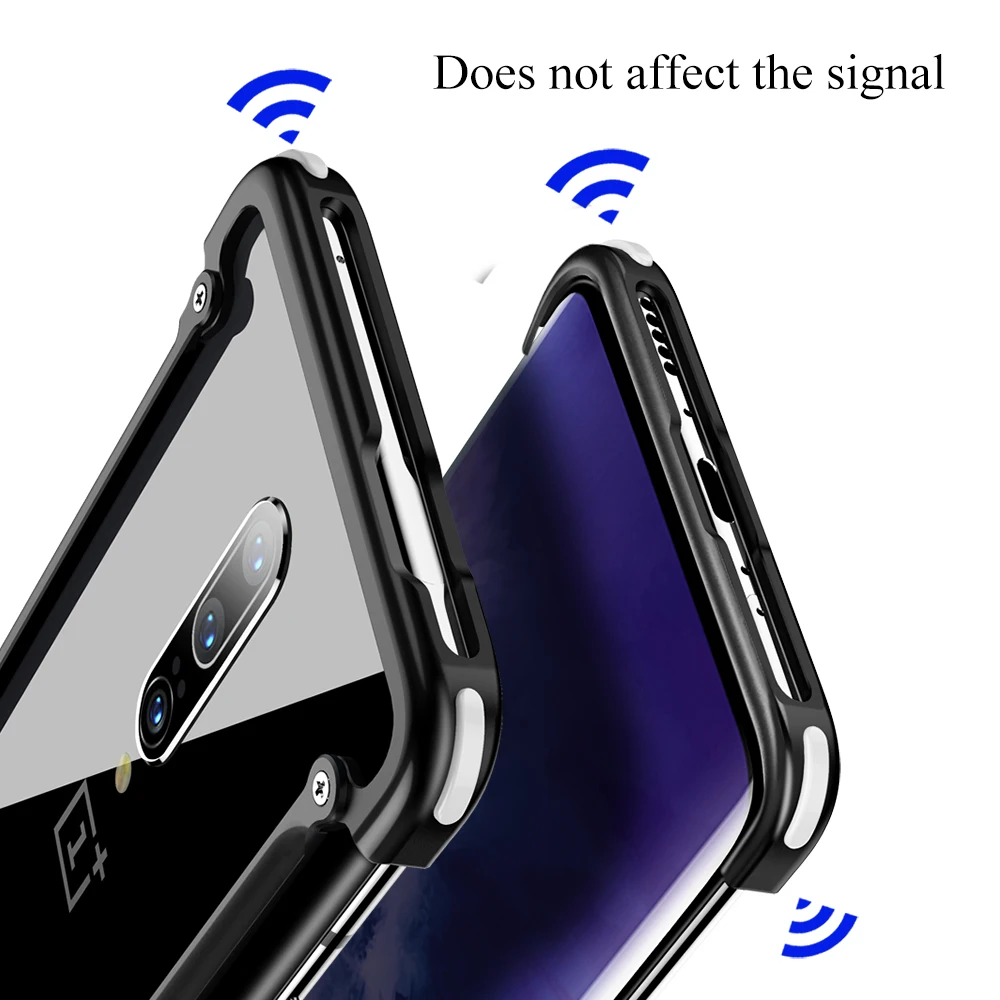 Роскошный металлический чехол OATSBASF для Oneplus 7t индивидуальная подушка