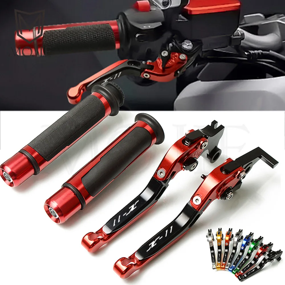 Для Honda X 11 X11 1999 2002 2000 2001 CNC регулируемые складные удлиняющие тормозные рычаги