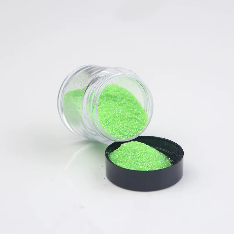 light green glitter
