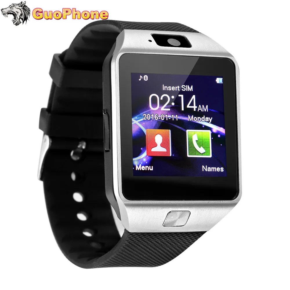 

DZ09 WatchPhone With Camera Bluetooth SIM Card Children Cartoon Fashion Sport 1.54" Touch Screen Cheap CellPhone