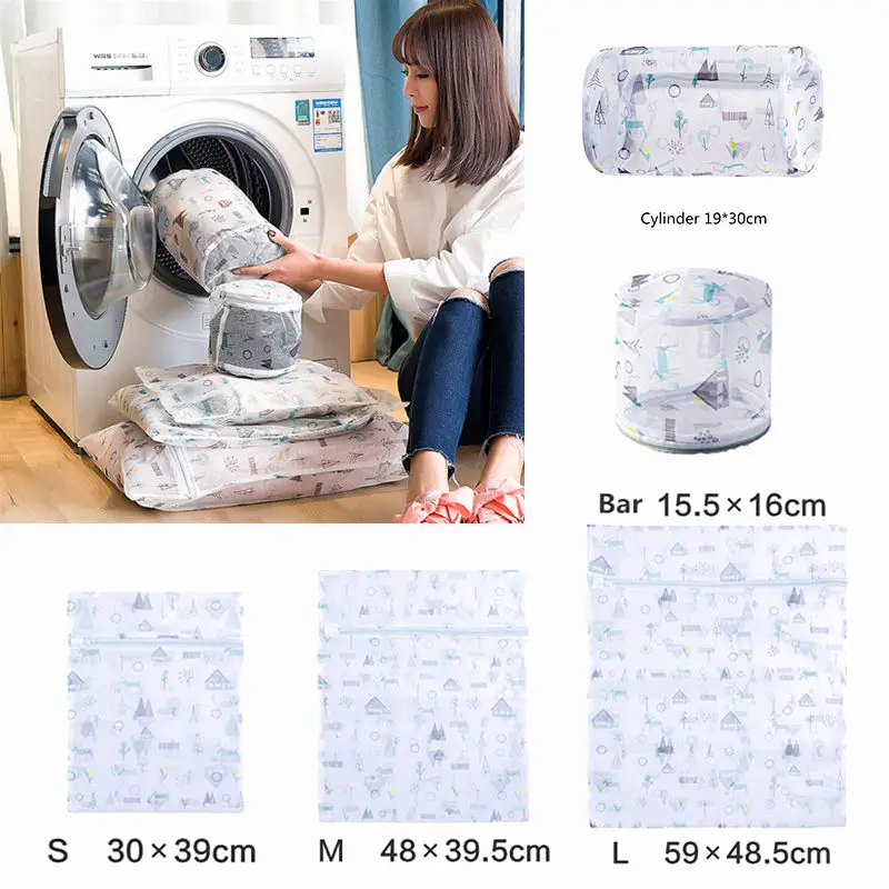 

5 Sizes Washing Laundry Bag Mesh Underwear Clothing Wash Organizer Protective Washing Bags For Bra Socks Clothes Wash Bag Travel