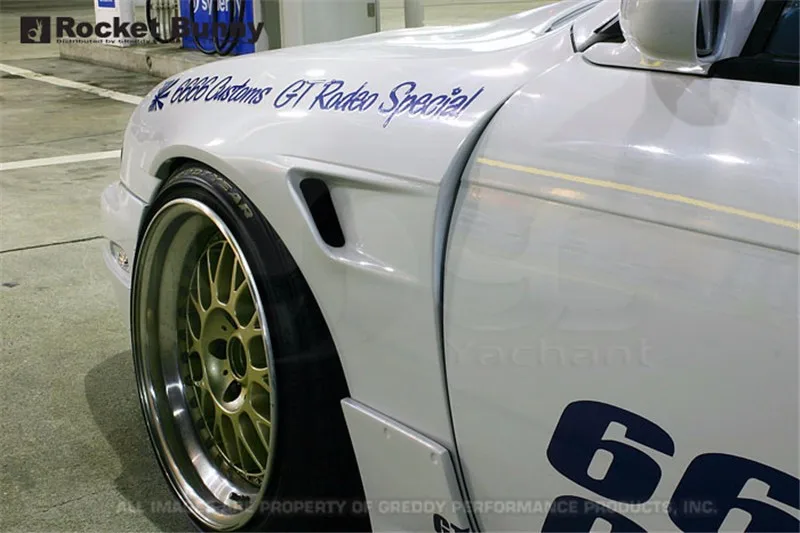 1995-1996 Nissan S14 Zenki S14A Kouki Rocket Bunny  V1 Aero Style Body Kit FRP  (15)
