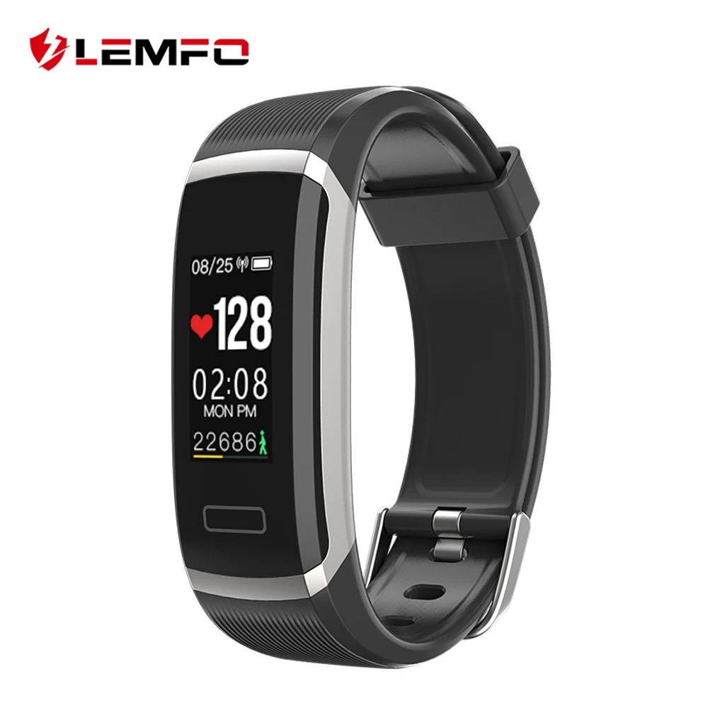 

LEMFO Smart Bracelet Sport Watch Heart Rate Monitor Pedometer Fitness Tracker Compatible IOS Android For Men Women