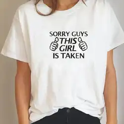 Женская футболка с буквенным принтом, хлопковые топы с круглым вырезом и коротким рукавом, большие размеры, свободная забавная Футболка