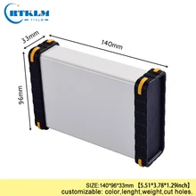 Алюминиевая коробка корпус чехол для электроники DIY Распределительная коробка Алюминиевый Проект корпус динамика diy инструмент чехол 140*96*33 мм