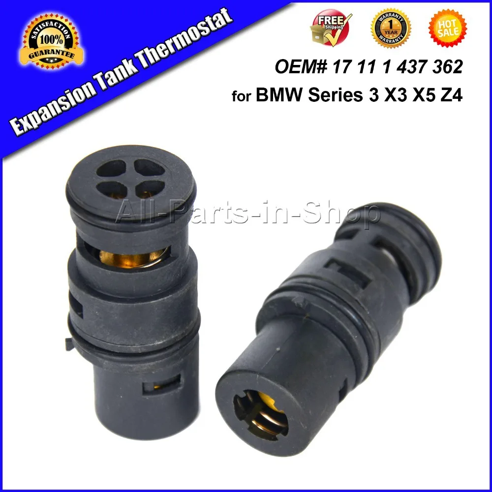 1x PC FAST SHIPPING New Expansion Tank Thermostat for BMW Series 3 X3 X5 Z4 17111437362, 17 11 1