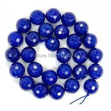 Горячая новинка красивые модные ювелирные изделия 8 мм граненый синий сапфир круглые бусины 1" AAA sp0289