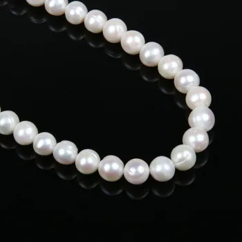 

Natural Freshwater Pearl Beads High Quality 38cm Punch Loose Beads for DIY Women Elegant Necklace Bracelet Jewelry Making