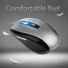 Беспроводная мышь Basix 2,4G, Портативная оптическая 6 кнопок, мышь с точностью 1200 dpi для компьютера, компьютера, ноутбука, геймера, синяя, серая, красная, цветная мышь