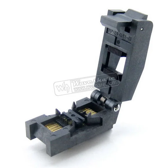 SSOP24 TSSOP24 fp-24-0.65-01a Enplas IC Тесты burn-в гнездо адаптера Программирование 5.6 мм Ширина 0.65 мм шаг
