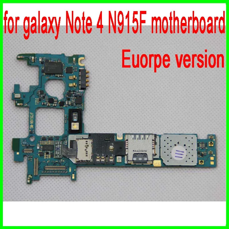 for Samsung galaxy note 4 edge N915F motherboard,32gb