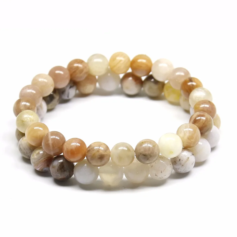 

Charm Bracelet Natural Freshwater Sun Stone Baroque Bracelet Jewelry Energy Onyx Beads Bracelet For Women Gift