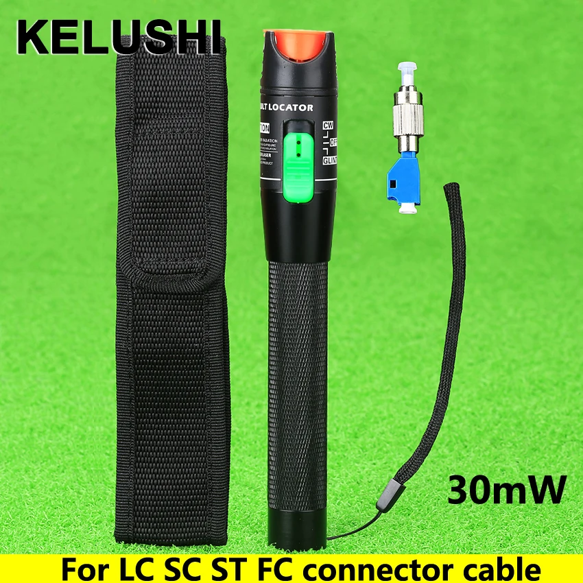 imágenes para KELUSHI 30 mW Visual Fault Locator cable De Fibra probador FC Masculino Adaptador Hembra Para LC a LC/SC/ST/FC Cable De Fibra Luz Roja fuente imágenes para KELUSHI 30 mW Visual Fault Locator cable De Fibra probador FC Masculino Adaptador Hembra Para LC a LC/SC/ST/FC Cable De Fibra Luz Roja fuente