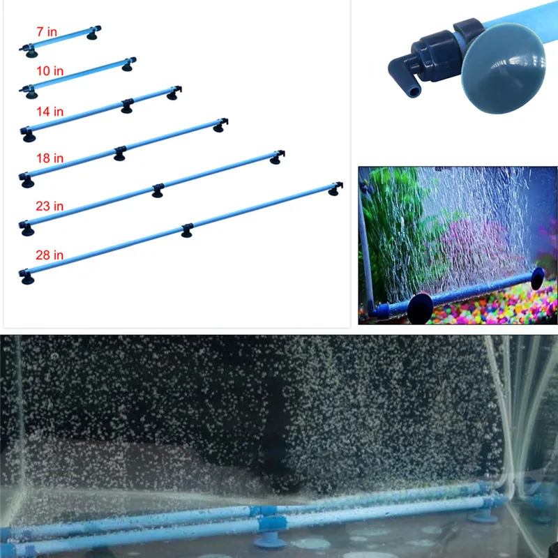 Fish Tank Aquarium Air Stone Wall Bubble Aeration Tube Oxygen Pump
