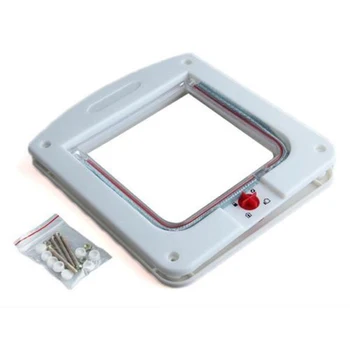 

Durable Plastic 4 Way Cat Dog Small Waterproof Pet Locking Door Flap