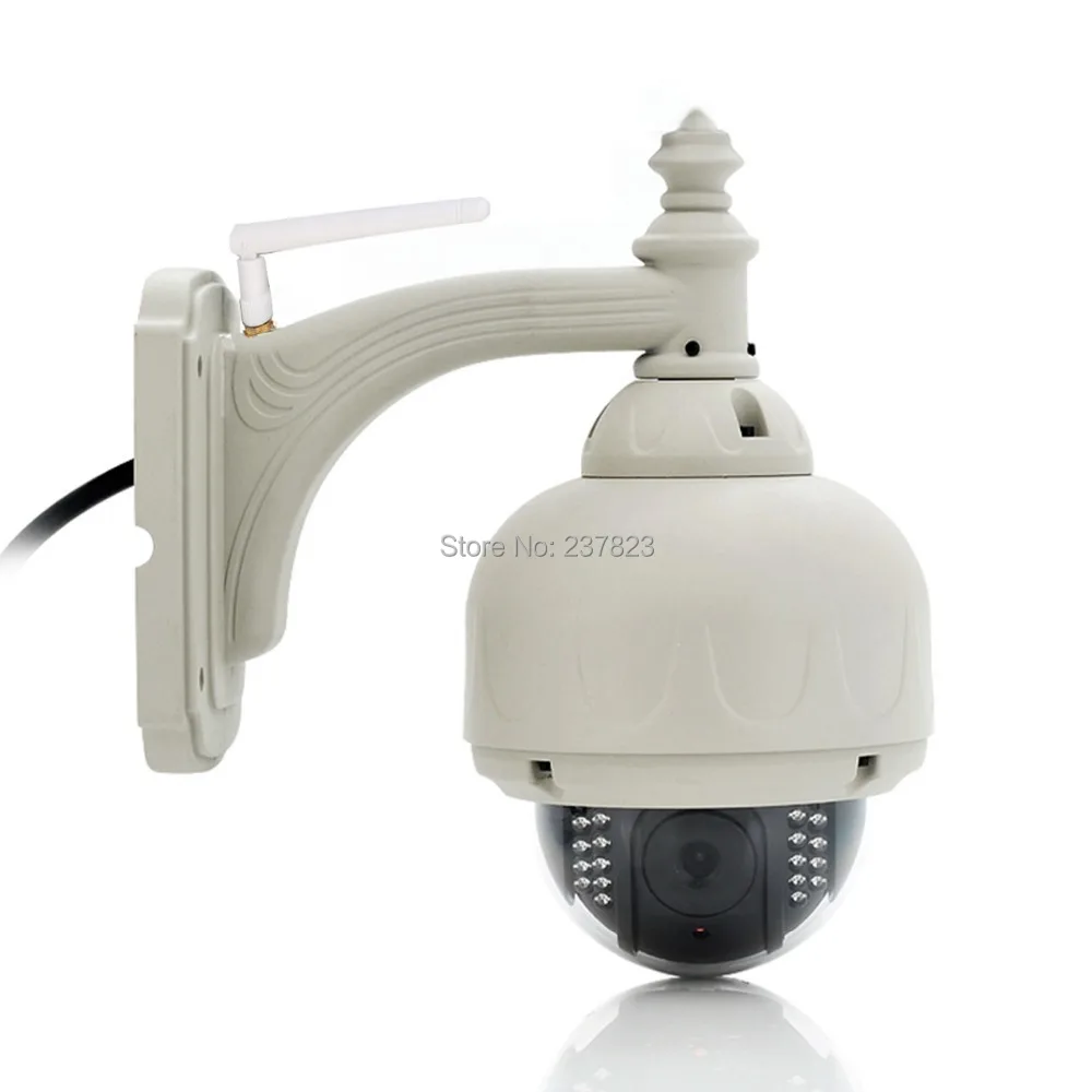 

ptz HD m-jpeg outdoor waterproof dome ip camera 15 night vision wifi 2.0 wireless ipcamera free shipping