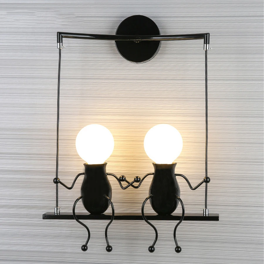 Lampada Da Parete A LED Topolino - Applique Nordic Per Camera Bambini, Con Attacco E27, Verde - Foto 6