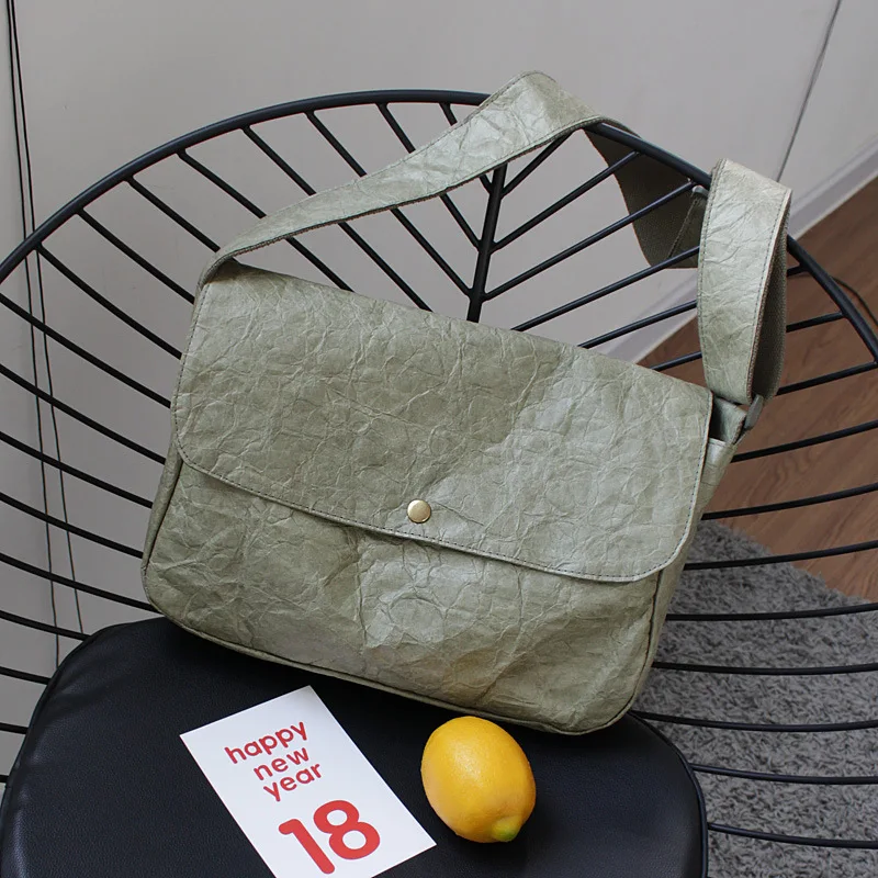Оранжевый Лист женские сумки дизайнеры бренда 2018 Kraft бумага Crossbody творческий