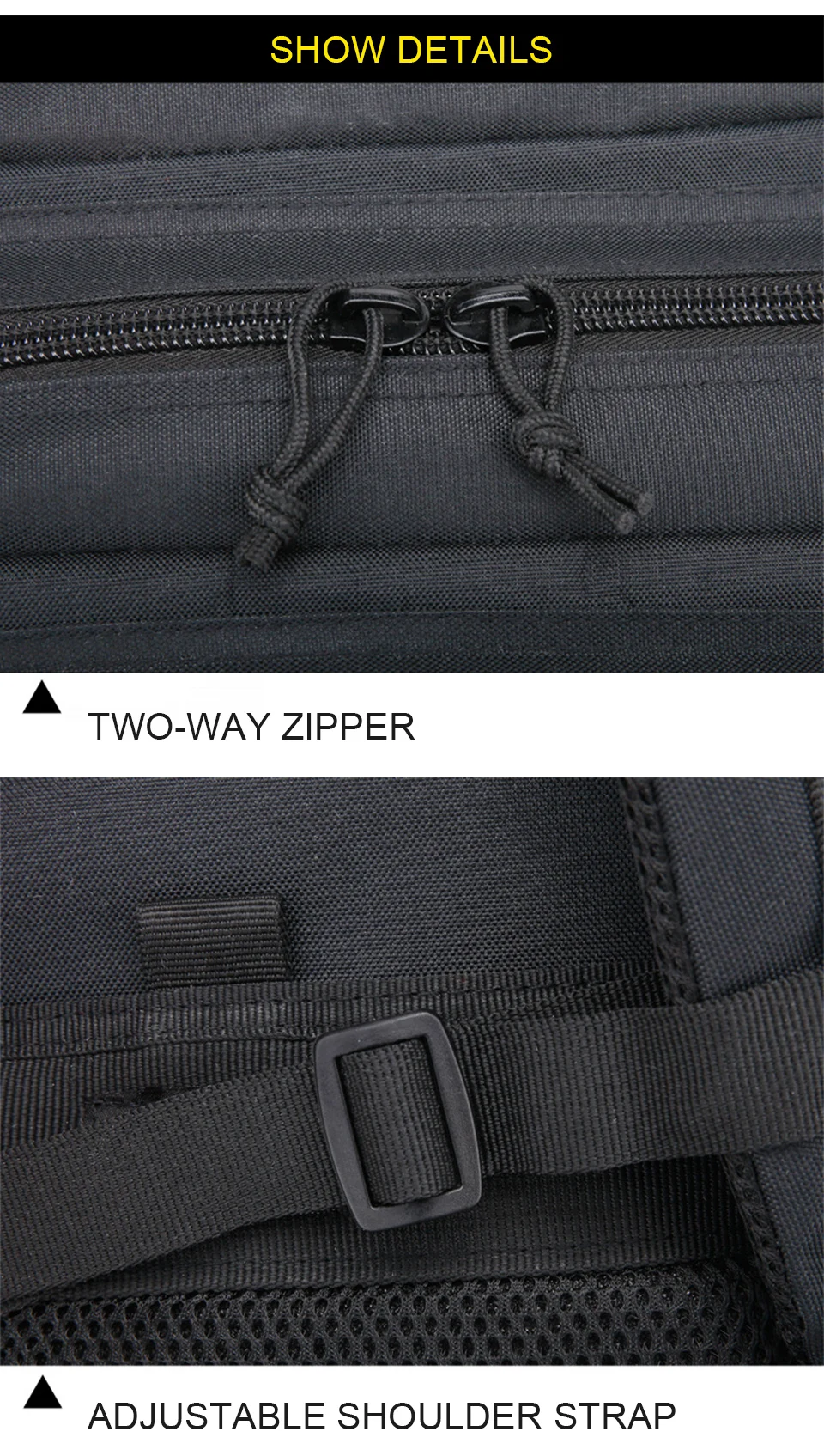 Outdoor Sports Backpacks Military Tactical Backpack Flag Patch Army Rucksack Camping Big Bagpack 3P Waterproof Molle Bags Packs (10)