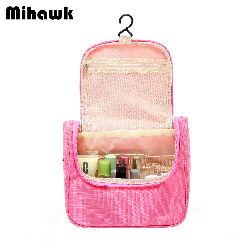 

Mihawk Hanging Cosmetic Bag Men's Travel Organizer Wash Pouch Women's Makeup Toiletries Storage Case Accessories Supply Products