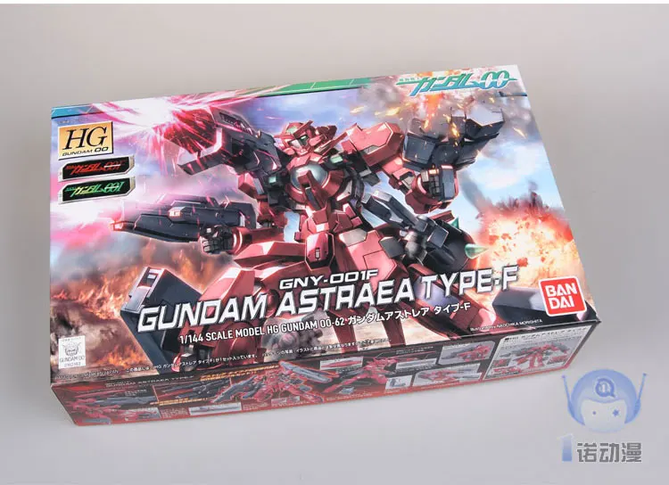 Модель Gundam BANDAI HG 1/144 GUNDAM ASTRAEA TYPE-F 00 EXIA Mobile Suit детские игрушки