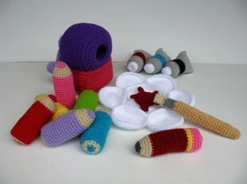 

crochet toys amigurumi colorring set model number w15782