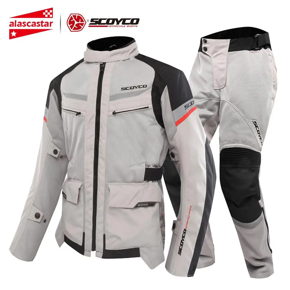 

SCOYCO Motorcycle Jacket Summer Mesh Breathable Racing Clothing Reflective Moto Jacket Motorcycle Riding Jaqueta Motoqueiro