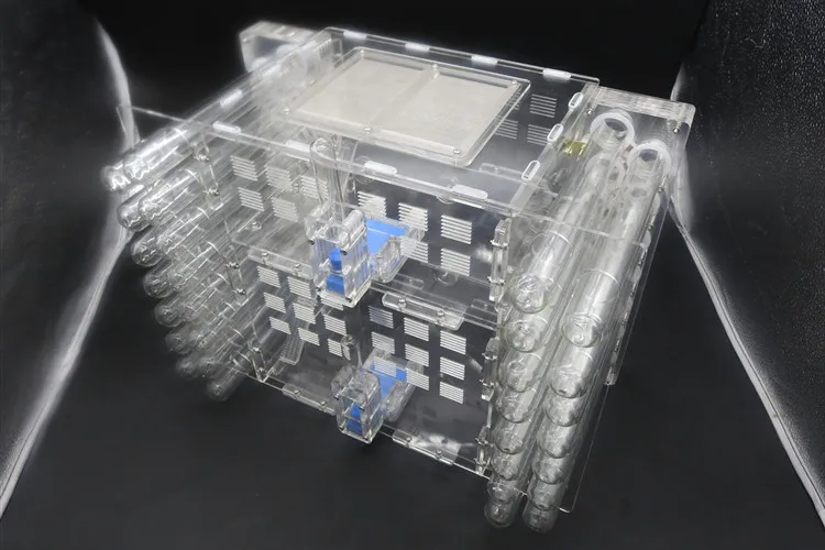 

Oversize Acrylic Ants Nest 30pcs Glass Tube Ant Farm Castle Workshop for Ants Queen Keep Moisture Granja de Hormigas nid fourmis