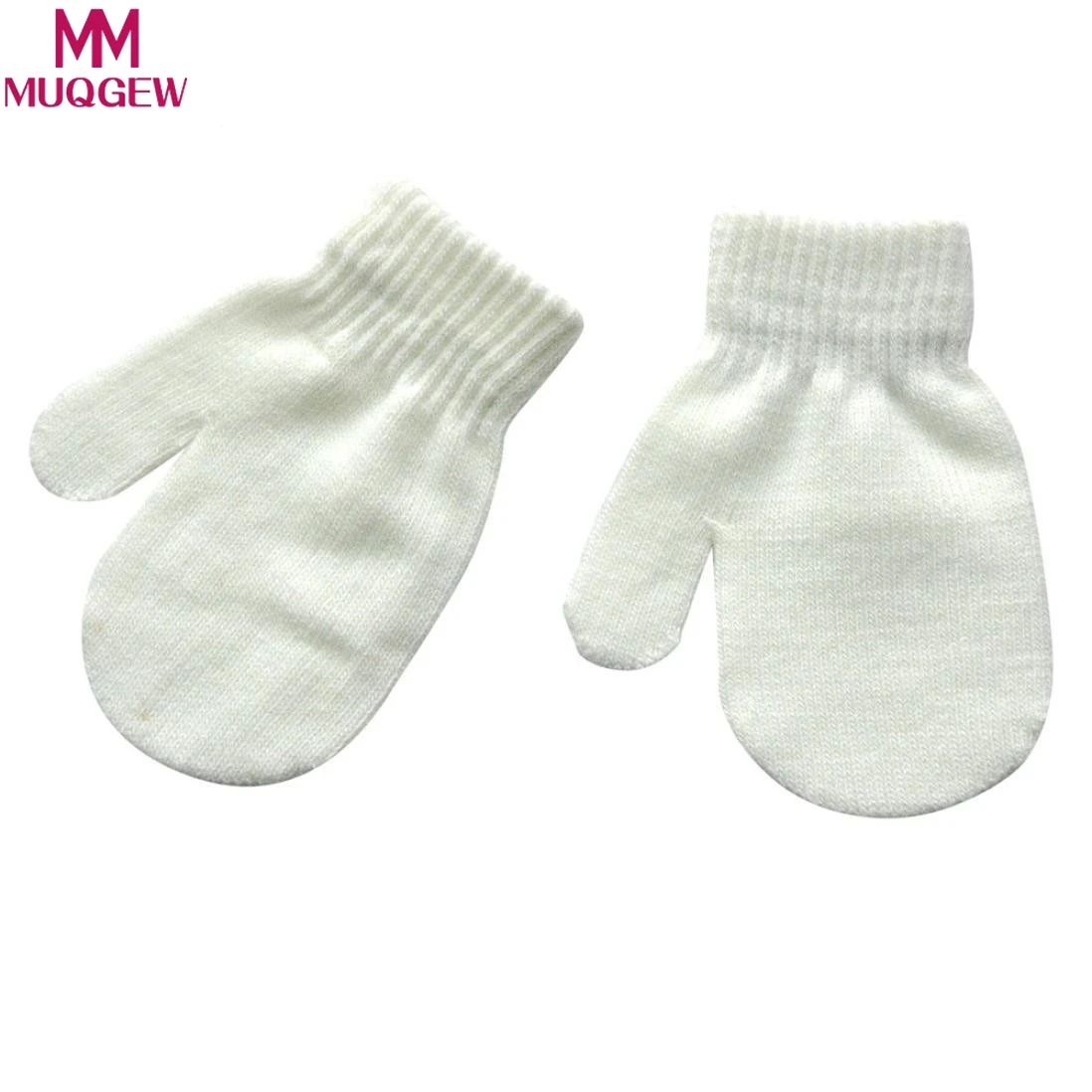 1 пара, новые милые детские перчатки, одноцветные, мягкие, хлопковые, для новорожденных, милый, для новорожденных и малышей, одноцветные, с принтом, для девочек и мальчиков, теплые, зимние