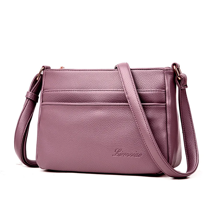 

2018 Women's Genuine Leather Handbags Fashion Multifunction Shoulder CrossBody Bags Ladies Messenger Bag Women Bags