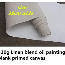 Средняя текстура льняной ткани качество рулон бумаги для рисования 38/48/58 см, бумага для плоттеров с натянутым холстом художника