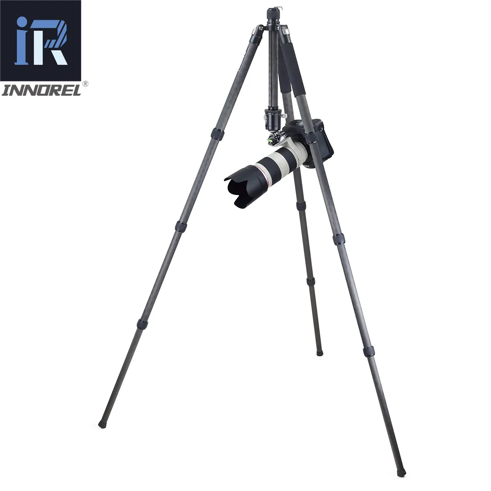 INNOREL RT85C Professional Super carbon fiber tripod for digital DSLR camera heavy duty stand double panoramic ballhead Monopod