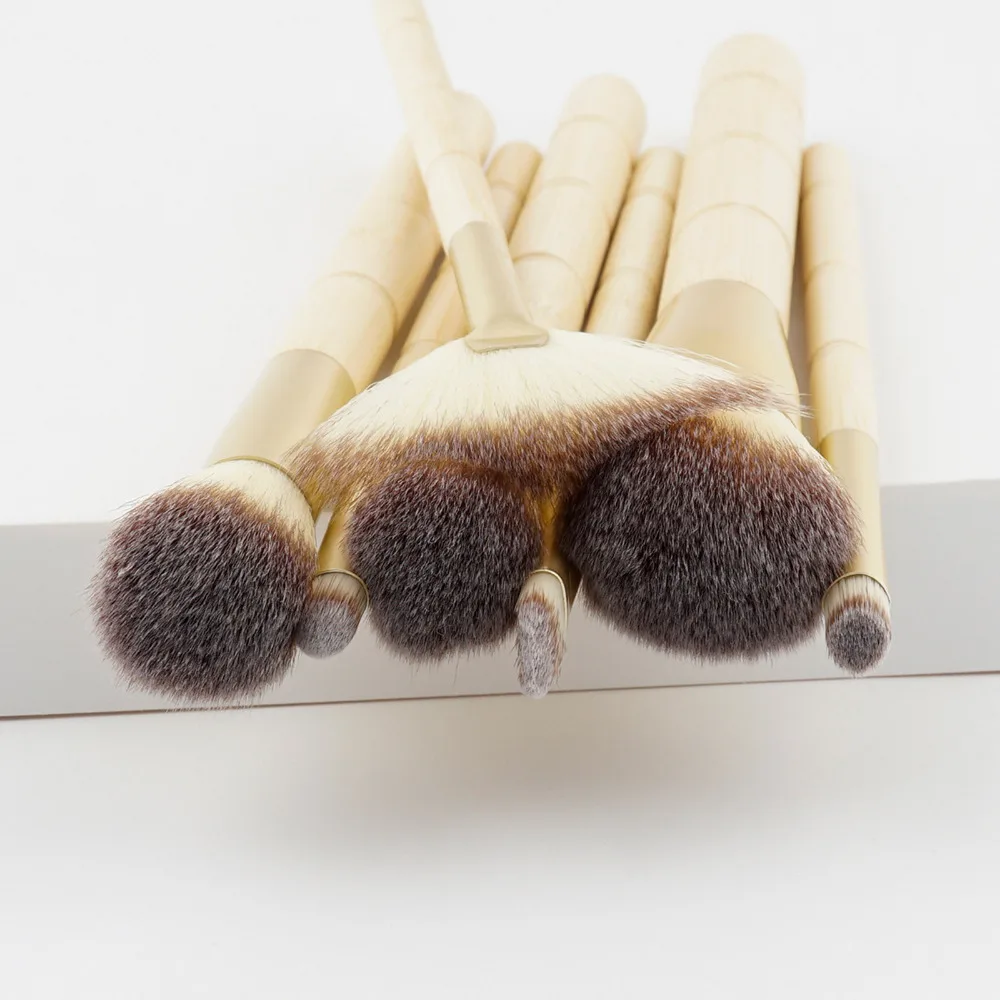 New Makeup Brushes 7Pcs Professional Brush Set Bamboo Foundation Eyeshadow Brush Beauty Cosmetic Tool pincel maquiagem (6)