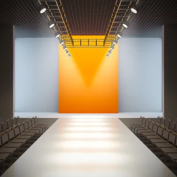 

Laeacco Spotlight Model Catwalk Stage Interior Photography Backgrounds Customized Photographic Backdrops For Photo Studio