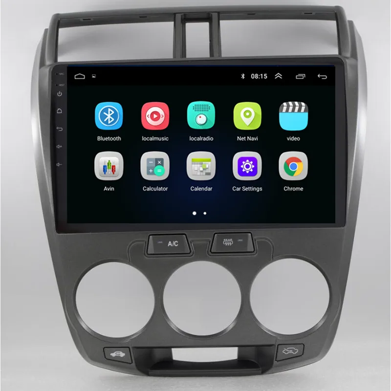

ChoGath 10.2'' 1.6GHz Quad Core RAM 1GB Android 9.0 Car Radio GPS Navigation Player for honda CITY 2006-2013 without Canbus