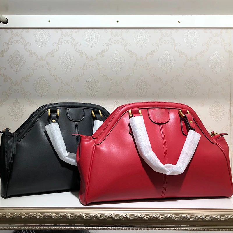 

New Genuine Leather large capacity women bag high quality luxury brand design handbag, fashionable leather ladies purse
