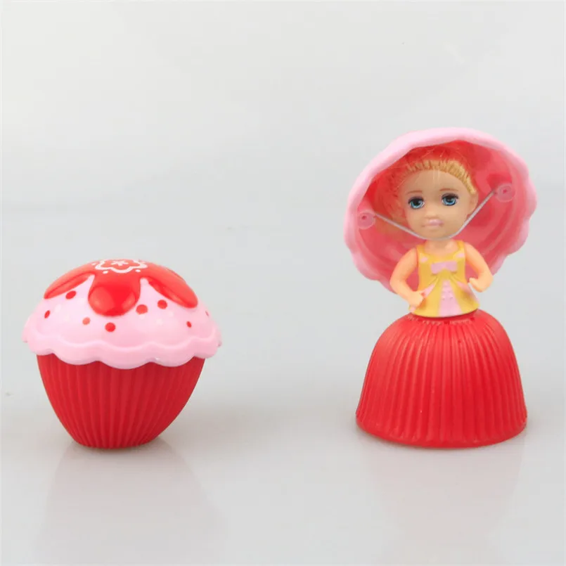12PCS/set Mini Beautiful Cake Doll Toy Toys For Girls Cupcake Princess Dolls Transformed Deformation Cute Mini Children Kids Toy