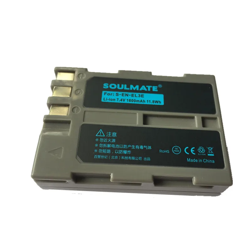 

EN-EL3E ENEL3E lithium batteries pack EN EL3E Digital Camera Battery EN-EL3e For Nikon D50 D70 D80 D90 D100 D200 D300 D700 z1