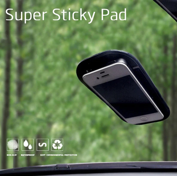 2 Pcs Universal Anti-gravit 360 Degree Magic Phone Holder Sticky Pad Cellphone Non-Slip Mat for Mobile Phone GPS Car Accessories