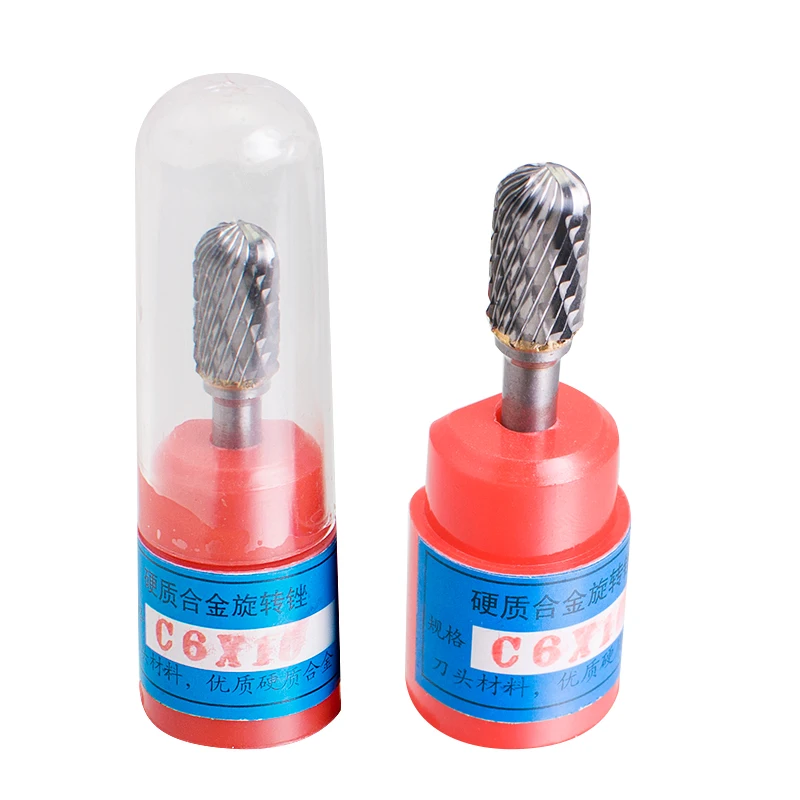 

New Arrival Cylindrical Cut Tungsten Carbide Burr Bur Cutting Tool Die Grinder Bit 1/4"
