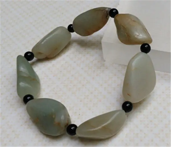 

New Hot China's xinjiang hetian jade 100%natural original seed makings bracelet a 5.19