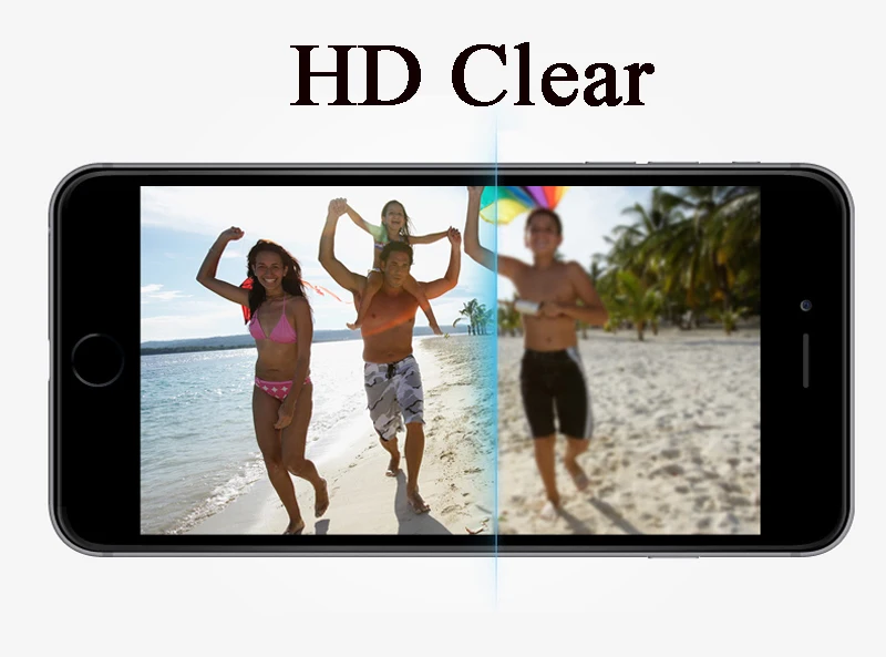 4D Cold Carving 3D Curved Edge Full Cover Tempered Glass For iPhone 7 7plus 6s 6 Plus 8 Screen Protector Round Protective Film (8)